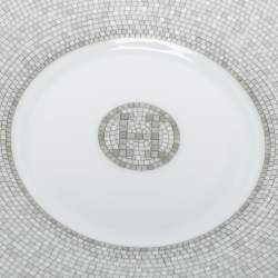 Hermes Mosaique AU 24 Platinum Tea Cup And Saucer Set