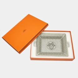 Hermes Mosaique AU 24 Platinum Change Tray