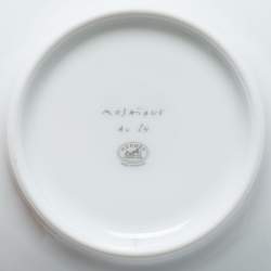 Pre Owned Hermès Mosaique AU 24 Platinum Tea Cup & Saucer Set