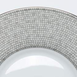 Pre Owned Hermès Mosaique AU 24 Platinum Tea Cup & Saucer Set
