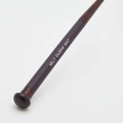 Hermes Iris Chevre Leather And Hackberry Wood Kelly Caleche Dressage Stick