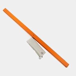 Hermes Iris Chevre Leather And Hackberry Wood Kelly Caleche Dressage Stick