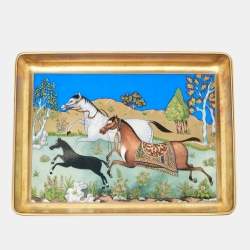 Hermes Cheval d'Orient Porcelain Small Tray