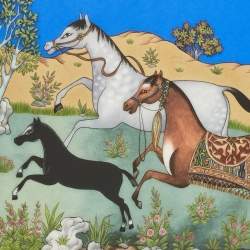 Hermes Cheval d'Orient Porcelain Small Tray