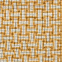 Pre Owned Hermès Mosaique AU 24 Gold N°4 Square Plate