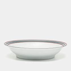 Pre Owned Hermès Attelage Or Porcelain Bowl