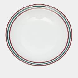 Pre Owned Hermès Attelage Or Porcelain Bowl