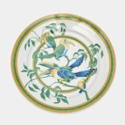 Pre Owned Hermès Toucans Porcelain Serving Plate