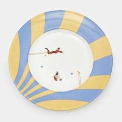 Pre Owned Hermès Circus Porcelain Kids Dining Plate