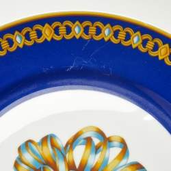 Pre Owned Hermès Cocarde de Soie Porcelain Plate