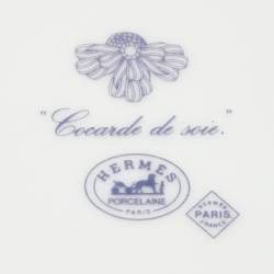 Pre Owned Hermès Cocarde de Soie Porcelain Plate