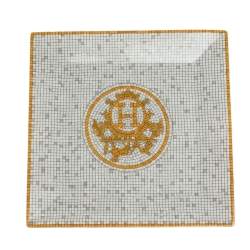 Hermes Gold Mosaique Au 24 Square Plate