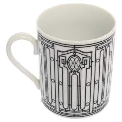 Hermes Porcelain H Deco Mug