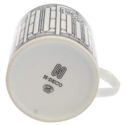 Hermes Porcelain H Deco Mug