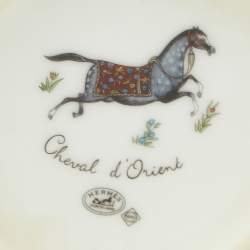 Hermes White Cheval d'Orient Creamer Set of 2