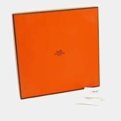 Hermes White Cheval d’Orient Rimmed Dinner Plates Set of 7