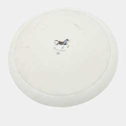 Hermès Multicolor Cheval d’Orient Printed Porcelain Tart Platter