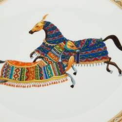 Hermès Cheval d’Orient Bread and Butter Set of 9 plates