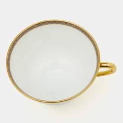 Hermes Cheval d'Orient Printed Porcelain Teacup & Saucer Set of 11