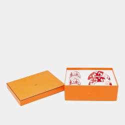 Hermès Balcon du Guadalquivir Tea Cup and Saucer Set of 4