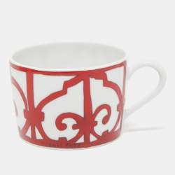 Hermès Balcon du Guadalquivir Tea Cup and Saucer Set of 4