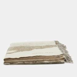 Hermès Beige Cashmere Cheval d'Attelage Blanket