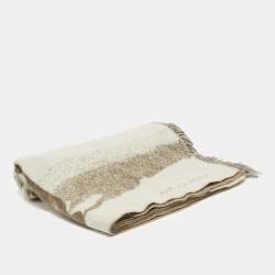 Hermès Beige Cashmere Cheval d'Attelage Blanket