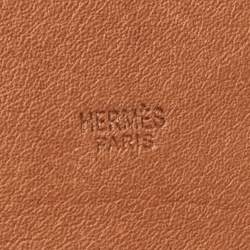Hermes Orange Lacquered Wood H'dot Box