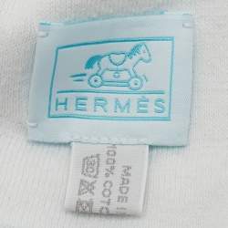 مملوكة مسبقًا بطانية أطفال هيرميس "\'هورس إنتارسيا\' قطن أزرق"