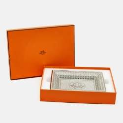 مملوكة مسبقًا Hermès Mosaique AU 24 Platinum Change Tray