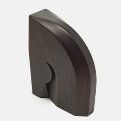 Pre Owned Hermes Alezan Bookend Rouge H Cassia Wood