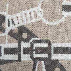 Pre Owned Hermes Beige Wool Cushion