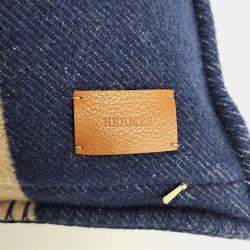Pre Owned Hermes Multicolor Wool Cushion