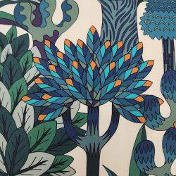 Pre Owned وسادة مطبوعة بألوان متعددة هيرمس