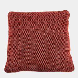 Pre Owned وسادة هيرميس صوف كحلي وأحمر