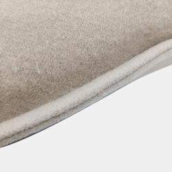 Pre Owned Hermes Beige Wool Cushion