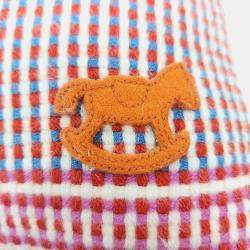 مملوكة مسبقًا وسادة هيرميس صوف كشمير متعددة الألوان