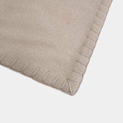 Pre Owned Hermes Beige, White Cotton Blanket