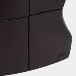 Hermes Ebony Mahogany Samarcande Brainteaser Paperweight