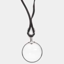 Hermes Leather Sterling Silver Magnifying Glass