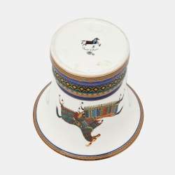 Hermes Multicolor Cheval d'Orient Porcelain Vase