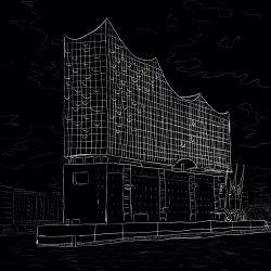 Elbphilharmonie Hamburg By Holger Muhlbauer-Gardemin, Germany,2018 (100 X 100)
