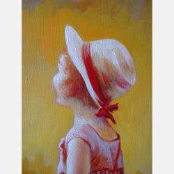 La Petite ecossaise -Scottish Girl -Die Kleine Schottin By Isabel Mahe, France,2017 (60 X 20)