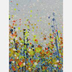 Field With Flowers 84 By Ivan Didovodiuk, Ukraine,2023 (80 X 80)