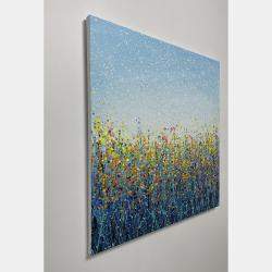 Field With Flowers 84 By Ivan Didovodiuk, Ukraine,2023 (80 X 80)