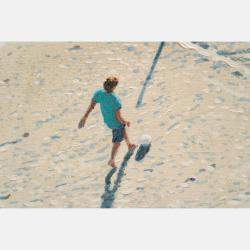Football En La Playa By Javier Torices, Spain,2017 (100 X 100)