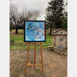 Abigaelle By Jean-Louis Azencott, France,2023 (60 X 60)