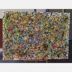 Snow Nature - Style Jackson Pollock By Juan Jose Garay, Spain,2020 (100 X 140)