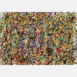 Snow Nature - Style Jackson Pollock By Juan Jose Garay, Spain,2020 (100 X 140)