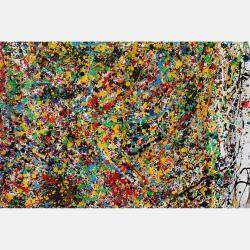 Snow Nature - Style Jackson Pollock By Juan Jose Garay, Spain,2020 (100 X 140)